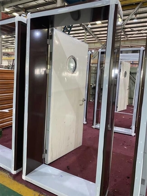 خرید درب فولادی آتش نشانی A60 با پنل ویژن شیشه ای تولید آنلاین