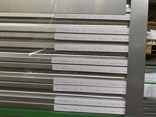 خرید پانل های سقف دریایی کشتی ها پانل های کامپوزیت پشم سنگ 2800x550x25mm تولید آنلاین